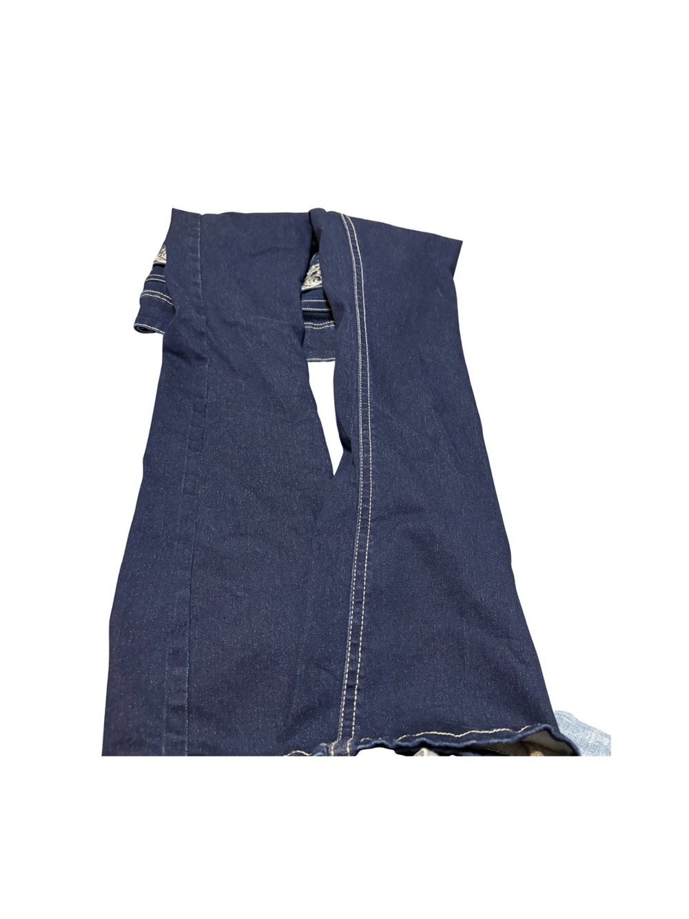 Bluedit Dark Indigo Stretch Denim Pants - Picture 3 of 5